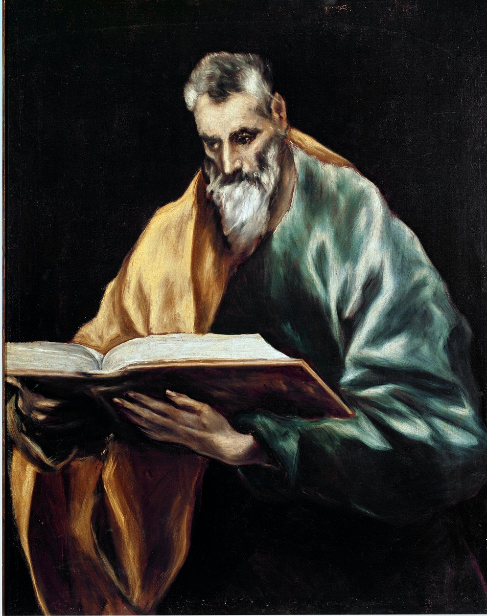 أبوتر سانت سيمون. لوحة لدومينيكوس ثيوتوكوبولوس ديت إل جريكو (1540-1614) بواسطة إل جريكو