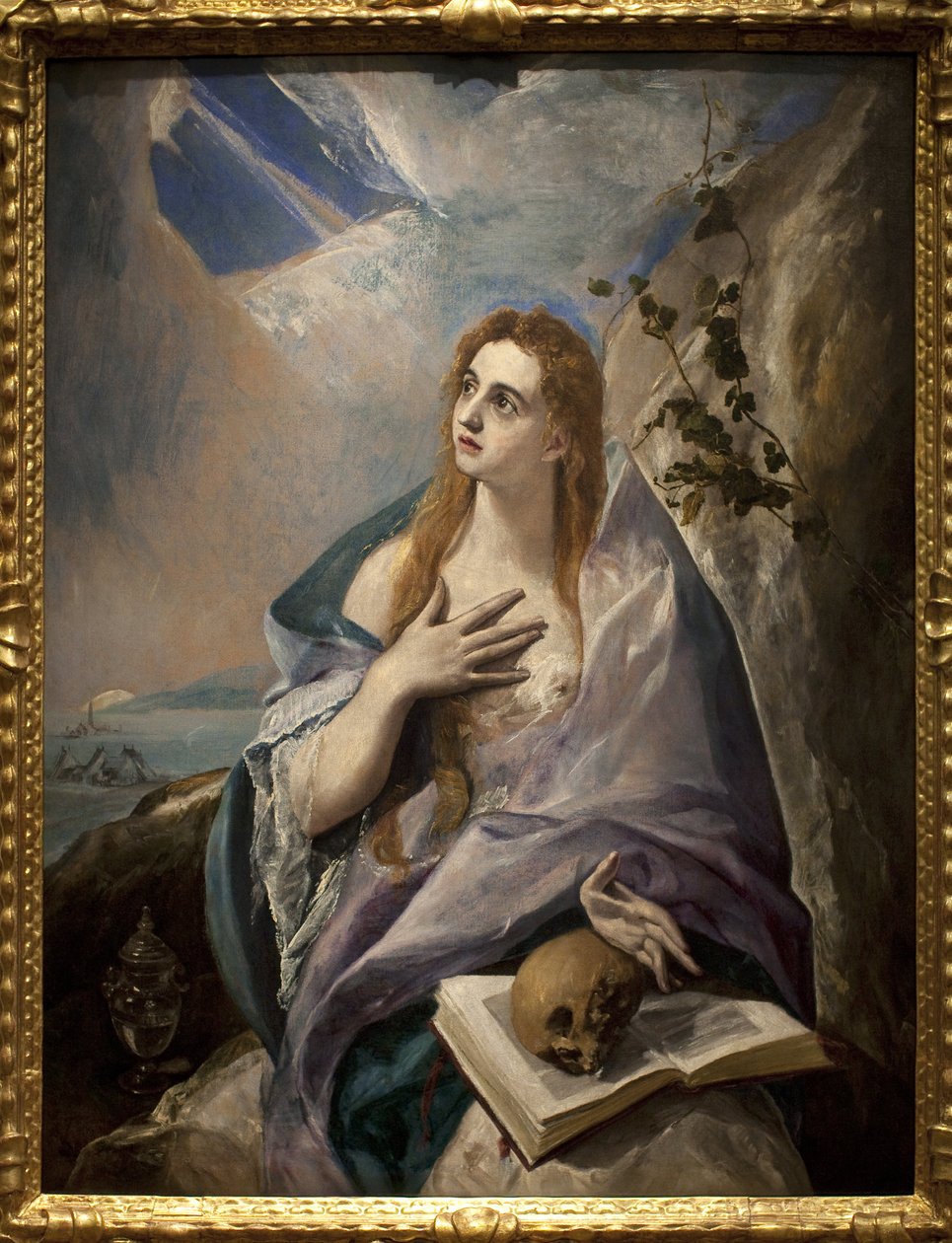 مادلين Penitente. لوحة لدومينيكوس ثيوتوكوبولوس ديت إل غريكو (1541-1614) ، زيت على قماش بواسطة إل جريكو
