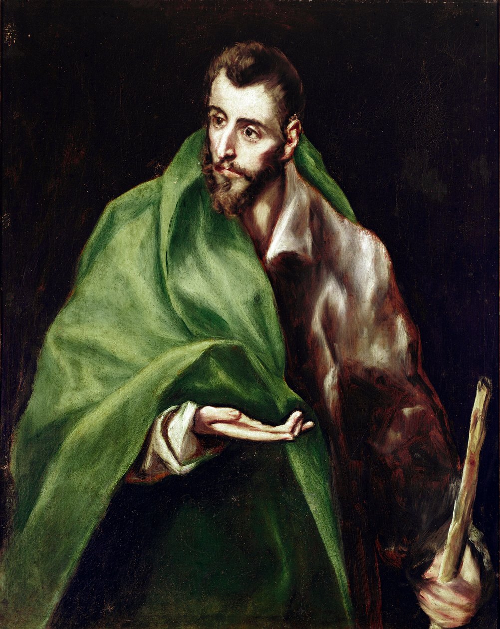أبوتر سانت جيمس ماجوري. لوحة لدومينيكوس ثيوتوكوبولوس ديت إل جريكو (1540-1614) بواسطة إل جريكو