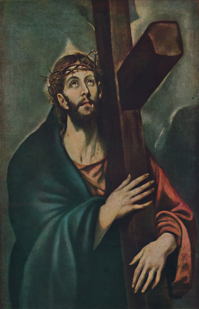 المسيح يحمل الصليب ، c1577-1587 ، 1938 بواسطة إل جريكو