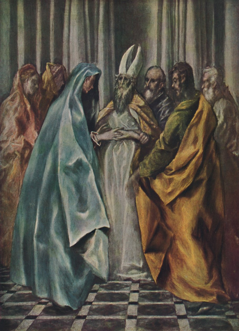 ماريا فيرلوبنيس ، خطوبة العذراء ، c1600-1614 ، 1938 بواسطة إل جريكو