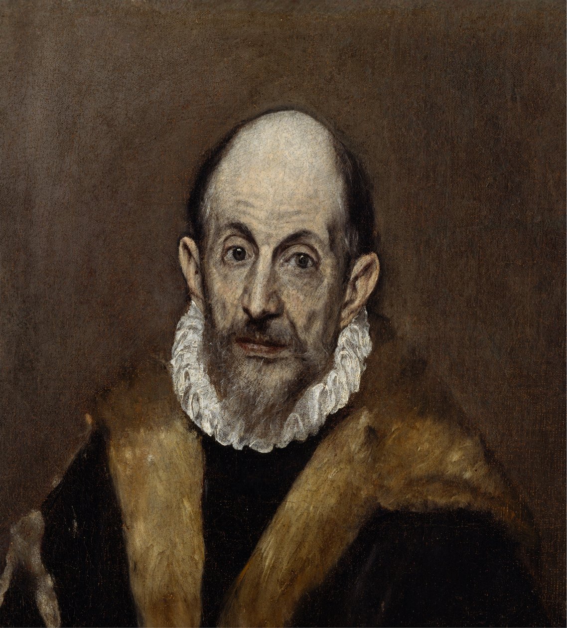 صورة لرجل عجوز ، كاليفورنيا. 1595-1600. بواسطة إل جريكو
