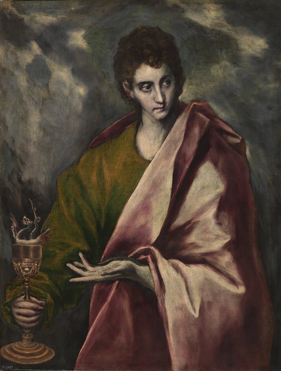القديس يوحنا الإنجيلي ، ج. 1605 بواسطة إل جريكو