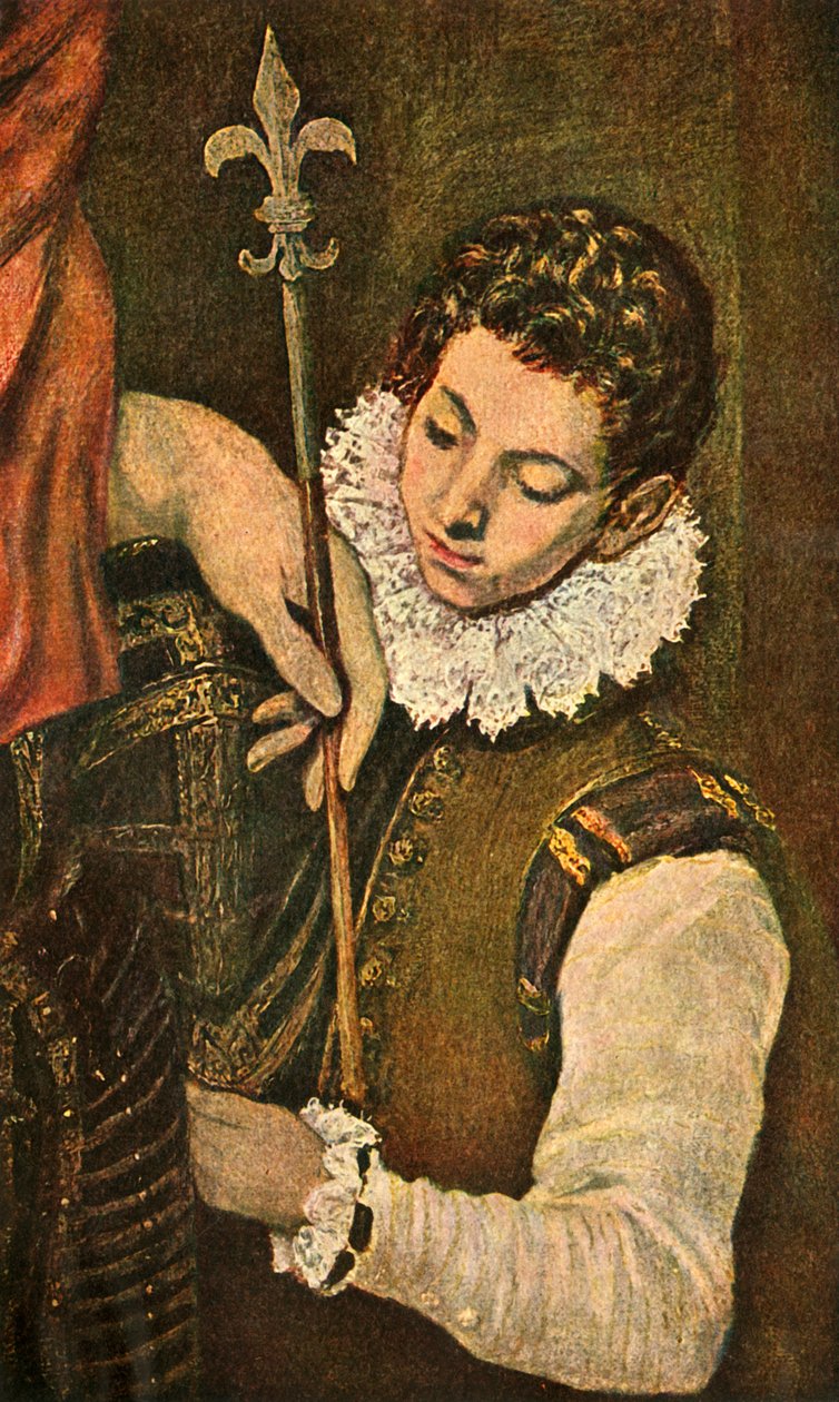 سانت لويس من فرنسا أو سانت فرديناند من قشتالة ، c1586-1590 ، 1938 بواسطة إل جريكو