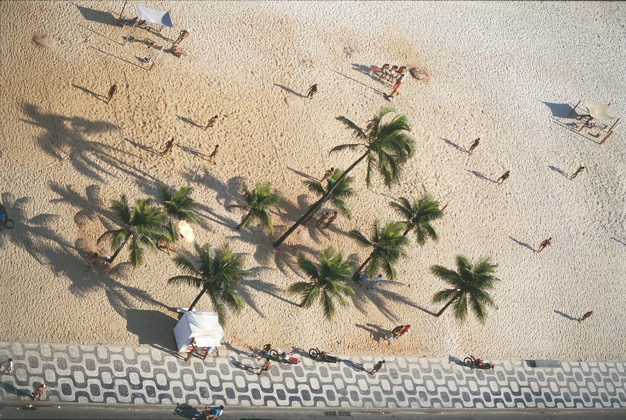 Brazil, Rio de Janeiro, Ipanema Beach, aerial view(photo) بواسطة جان كورنيليس وودانوس