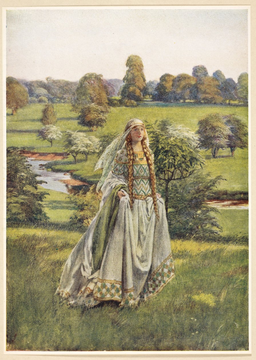 Guinevere ، من "الكتاب الذهبي للنساء المشهورات" ، بقلم إليانور فورتسكو-بريكديل بواسطة إليانور فورتسكو بريكديل