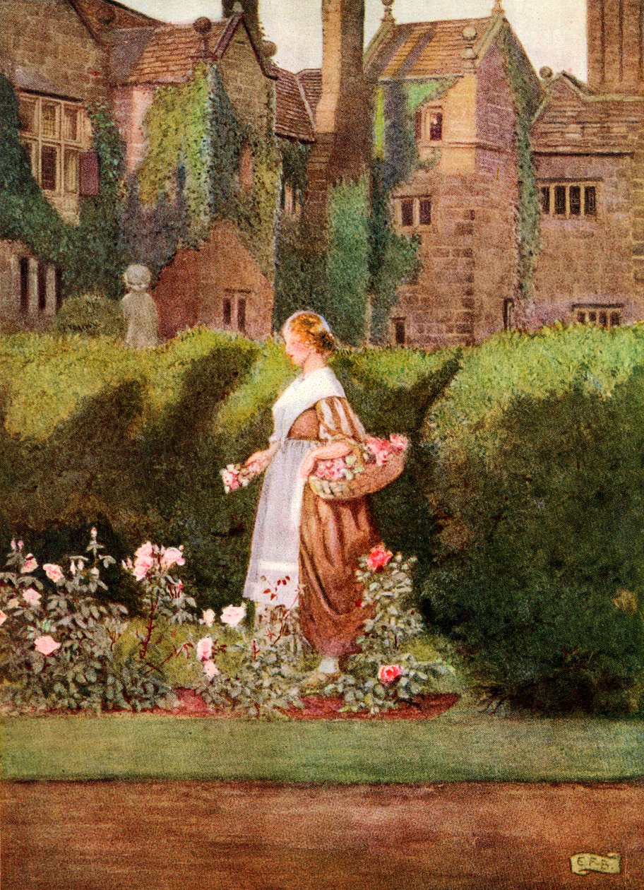 رسم توضيحي لقصيدة Cherry Ripe التي كتبها Anon ، من كتاب 