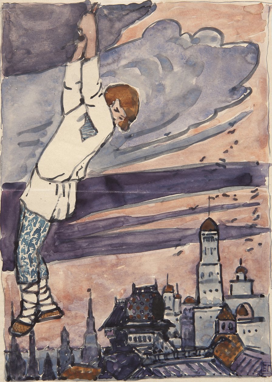 رسم توضيحي لحكاية سينكو فيليبكو بواسطة Elena Dmitryevna Polenova