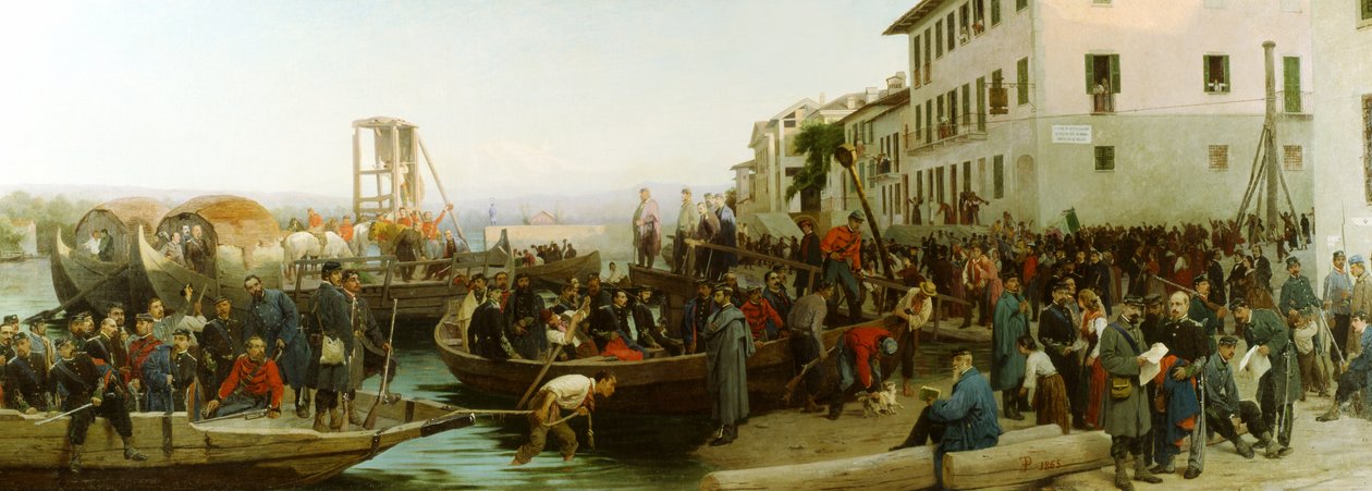 الهبوط في سيستو كاليندي في 26 أبريل 1859 ، 1865 بواسطة إليوتريو باجليانو