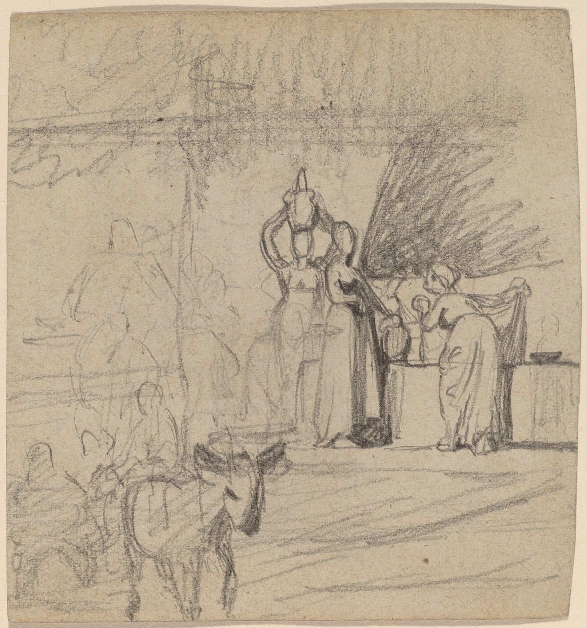 الابن والحمار ، ج. 1859. بواسطة اليهو فيدر