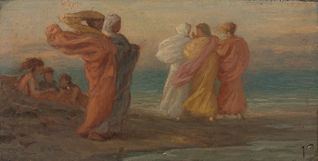 حفلة الموسيقى ، ج. 1875. بواسطة اليهو فيدر