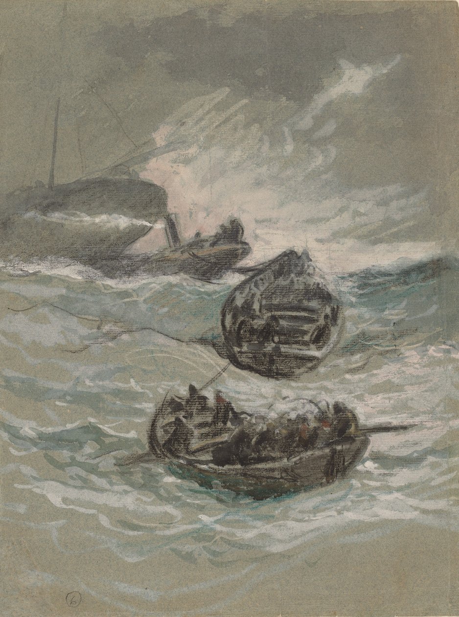 حطام السفينة ، ج. 1880. بواسطة اليهو فيدر