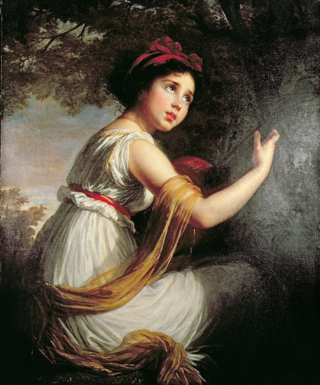 صورة لجولي لو برون ، c.1797 بواسطة إليزابيث لويز فيجي ليبرون