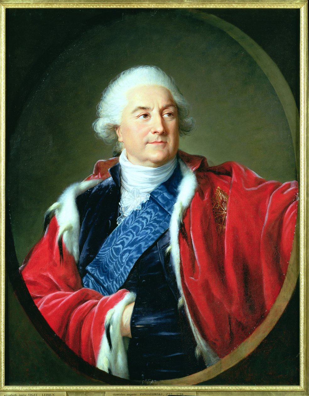 صورة ستانيسلاس الثاني أغسطس (1732-1798) ، 1797 بواسطة إليزابيث لويز فيجي ليبرون