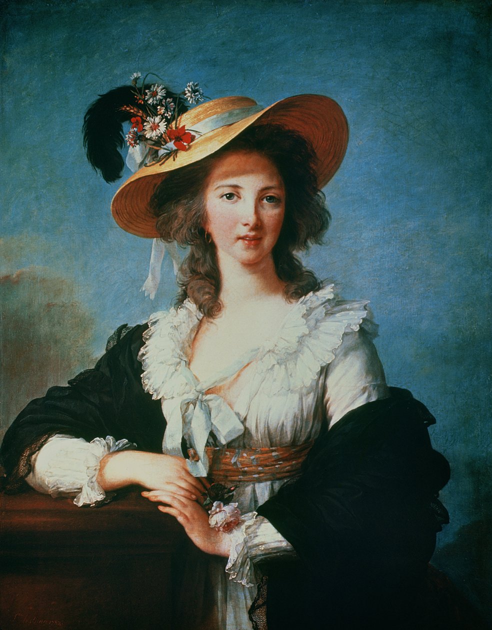 صورة دوقة بوليجناك (c.1749-93) بواسطة إليزابيث لويز فيجي ليبرون