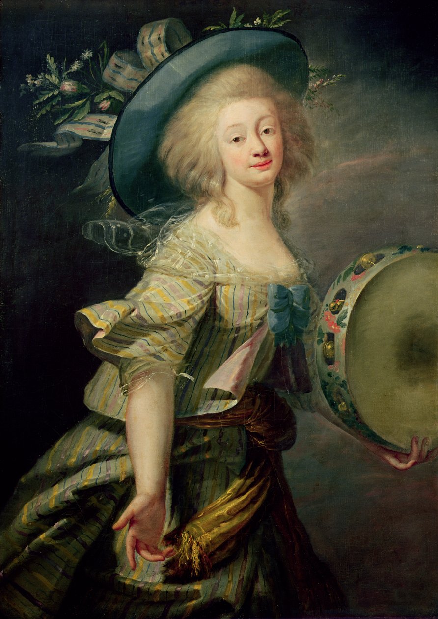 صورة ماري آن دي كوبيس (1710-1770) والمعروفة أيضًا باسم La Camargo بواسطة إليزابيث لويز فيجي ليبرون