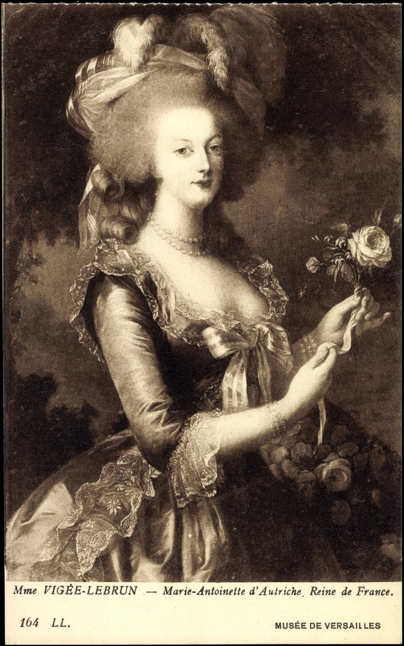 صورة الملكة ماري أنطوانيت (1755-1793) (طباعة) بواسطة إليزابيث لويز (بعد) فيجي ليبرون