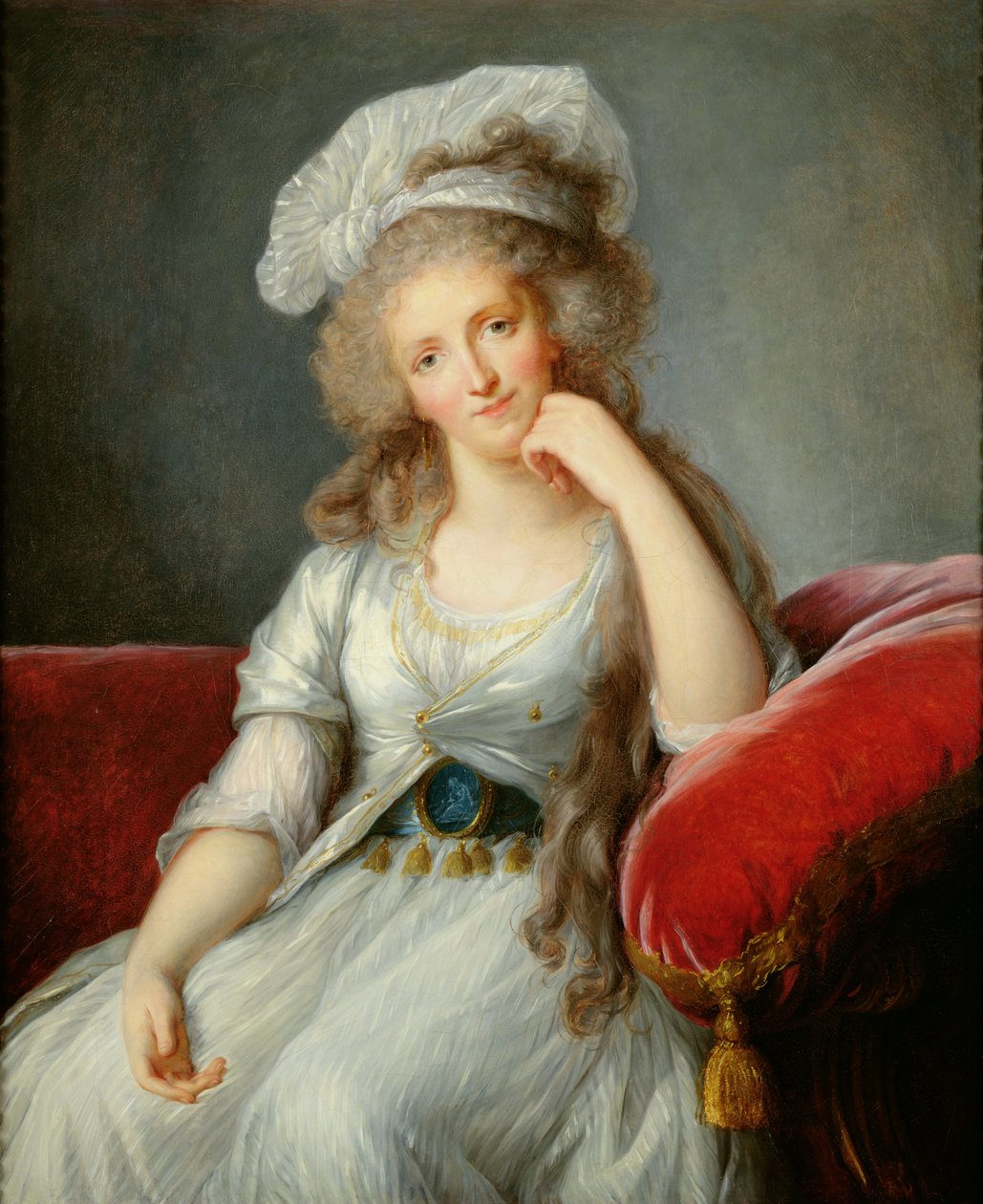 Louise-Marie Adelaide، Duchesse d'Orleans (زيت على قماش) (انظر أيضاً 91622) بواسطة إليزابيث لويز (بعد) فيجي ليبرون