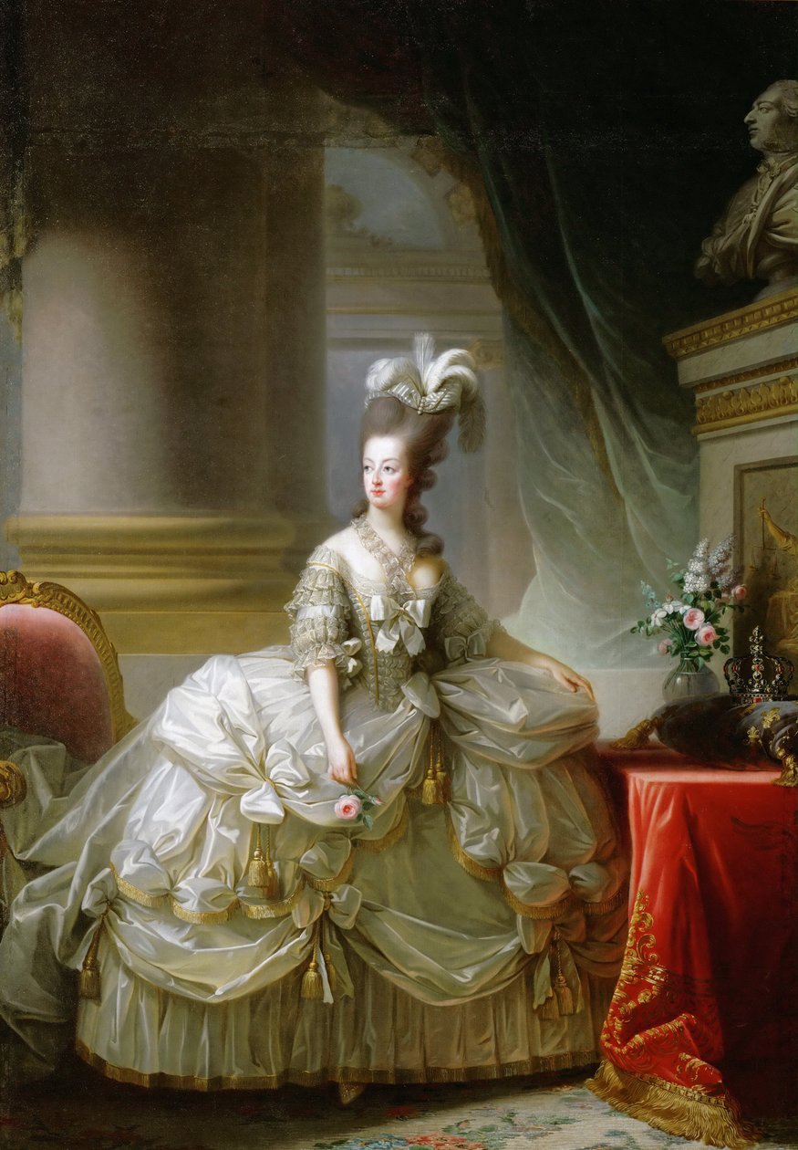 الأرشيدوقة ماري أنطوانيت 1755-1793 ، ملكة فرنسا. بواسطة إليزابيث لويز فيجي ليبرون