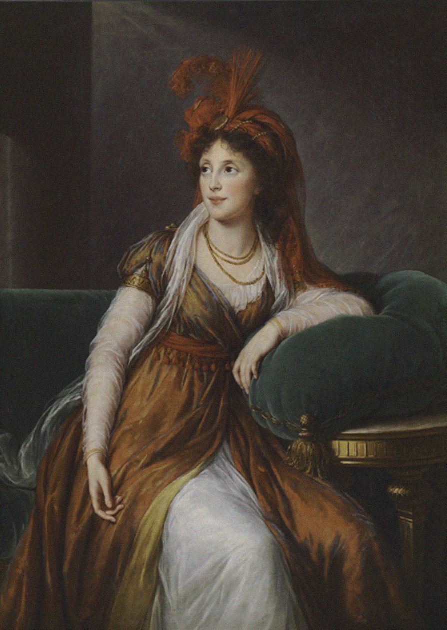 الكونتيسة آنا الكسندروفنا غوليتسينا ، ني الأميرة باغراتيوني-غروزينسكايا 1763-1842 ، 1797 بواسطة إليزابيث لويز فيجي ليبرون