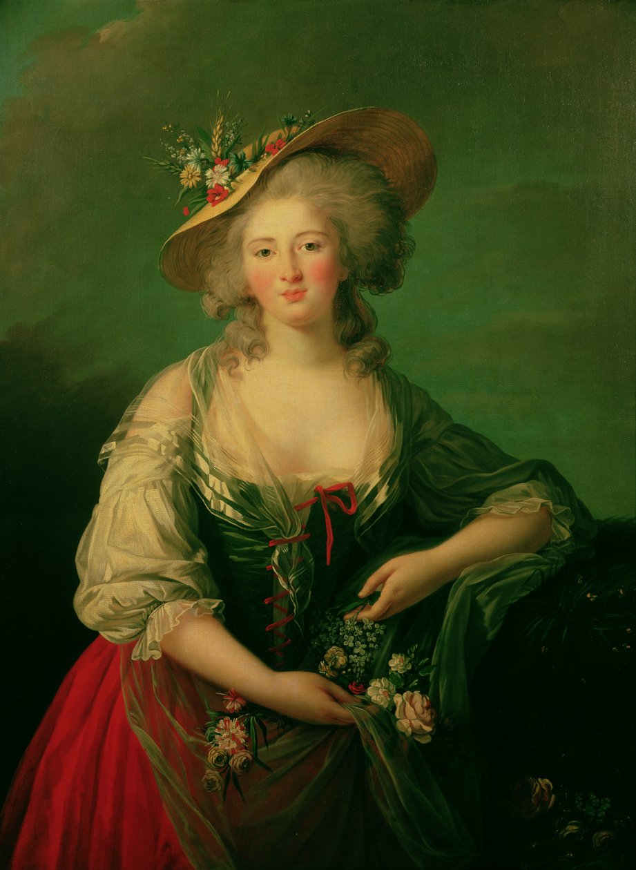إليزابيث من فرنسا (1764-1794) تسمى مدام إليزابيث ، حوالي 1782 (زيت على قماش) بواسطة إليزابيث لويز فيجي ليبرون