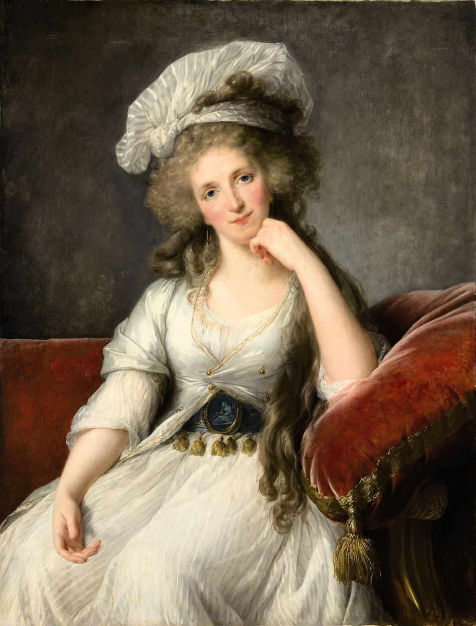 Louise Marie Adélaïde de Bourbon-Penthièvre ، دوقة أورليان ، 1789. بواسطة إليزابيث لويز فيجي ليبرون