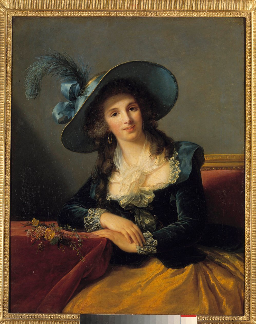 صورة لأنطوانيت إليزابيث ماري داغيسو ، كونتيسة سيغور (1756-1828) لوحة لماري إليزابيث لويز فيجي لو برون (أو فيجي ليبرون أو فيجي ليبرون) (1755-1842). 1785. خافت. 0.92 × 0.73 م. بواسطة إليزابيث لويز فيجي ليبرون