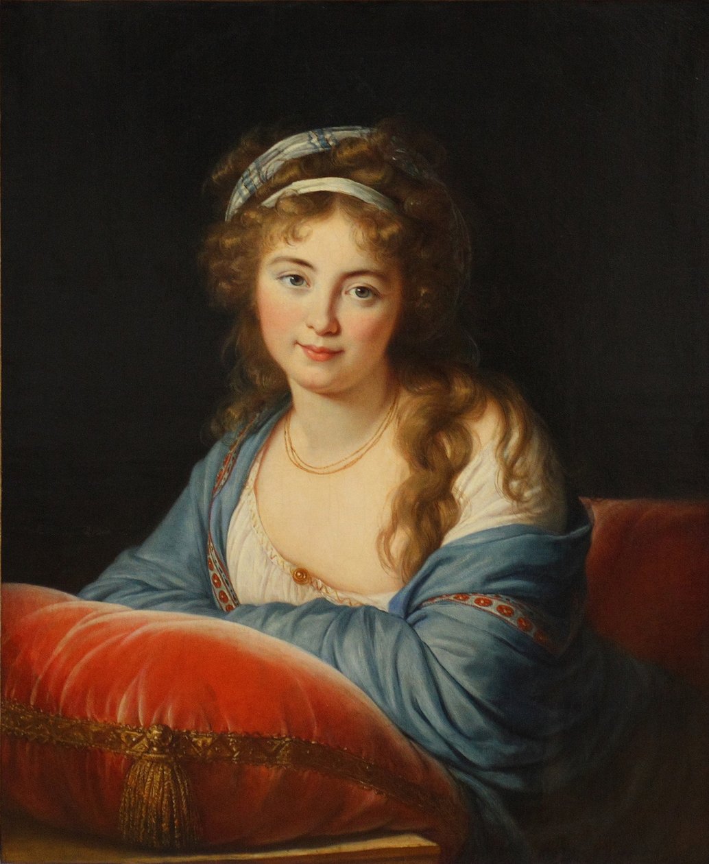 صورة للكونتيسة ييكاترينا سكافرونسكايا ، ني فون إنجلهاردت 1761-1829 ، 1796 بواسطة إليزابيث لويز فيجي ليبرون