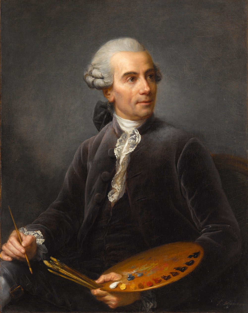 صورة لجوزيف فيرنت 1719-1789 ، 1778. بواسطة إليزابيث لويز فيجي ليبرون