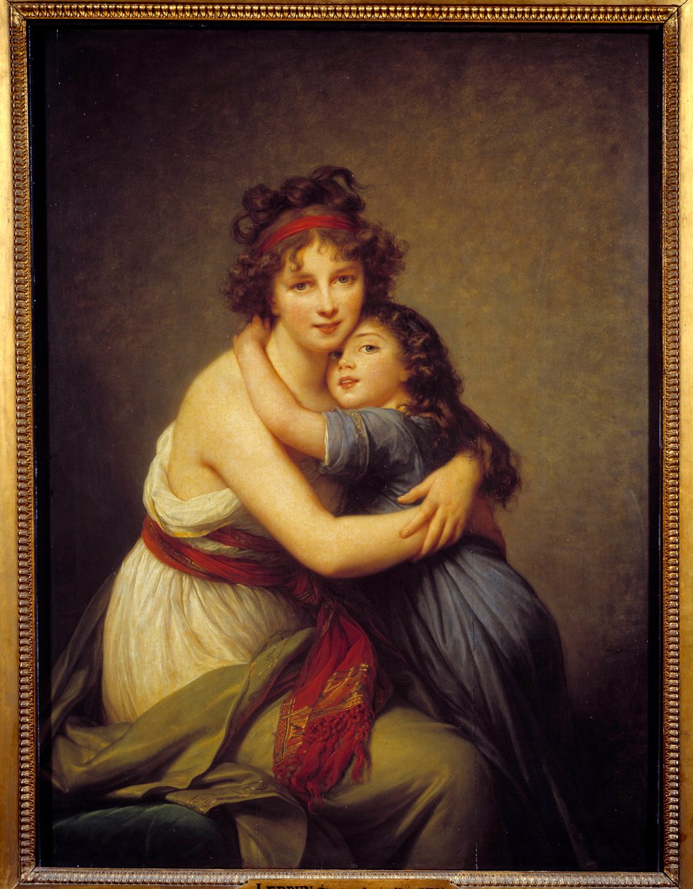 صورة مدام فيجي ليبرون وابنتها جين لوسي لويز ، المعروفة باسم جولي (1780 - 1819) بواسطة إليزابيث لويز فيجي ليبرون