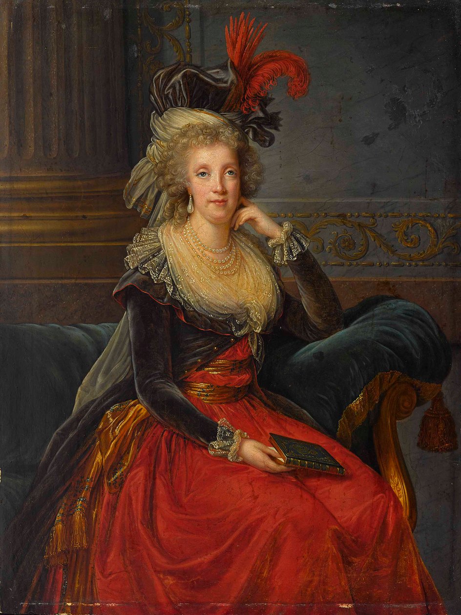 صورة ماريا كارولينا من النمسا 1752-1814. بواسطة إليزابيث لويز فيجي ليبرون