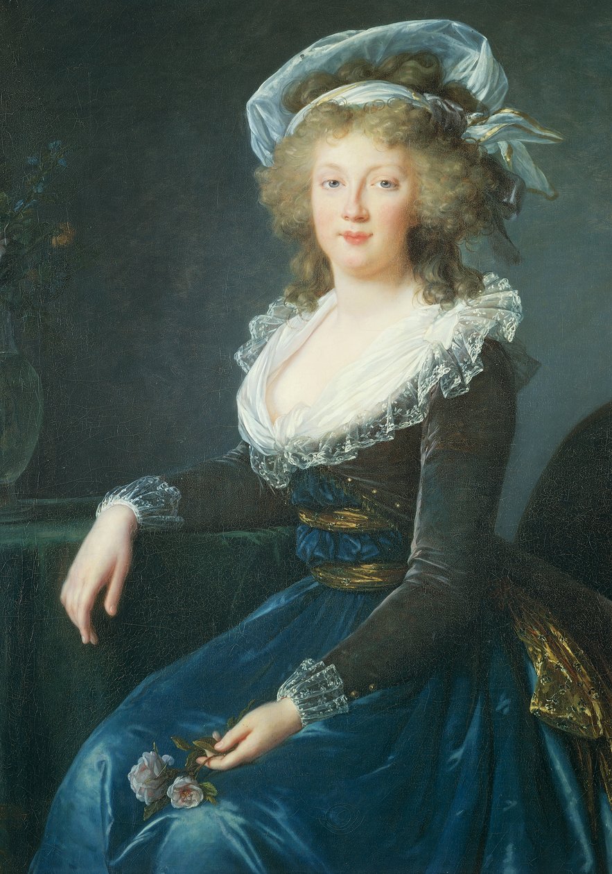 Portrait of Maria Teresa of Bourbon-Naples بواسطة إليزابيث لويز فيجي ليبرون