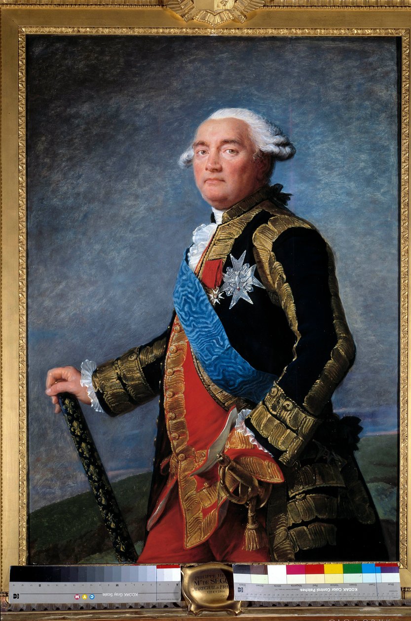 صورة لفيليب هنري ، ماركيز دي سيغور (1724-1801) مارشال وزير فرنسا لوحة لماري إليزابيث لويز فيجي لو برون (أو فيجي ليبرون أو فيجي ليبرون) (1755-1842). 1789. قاتمة 1.15x0.81 م. - صورة لفيليب هنري ، ماركيز دي سيغور (172 بواسطة إليزابيث لويز فيجي ليبرون