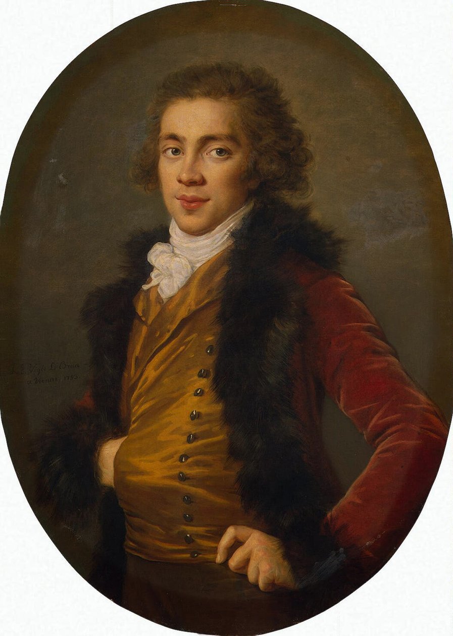 صورة للأمير غريغوري ألكسندروفيتش ستروغانوف 1770-1857 ، 1793 بواسطة إليزابيث لويز فيجي ليبرون