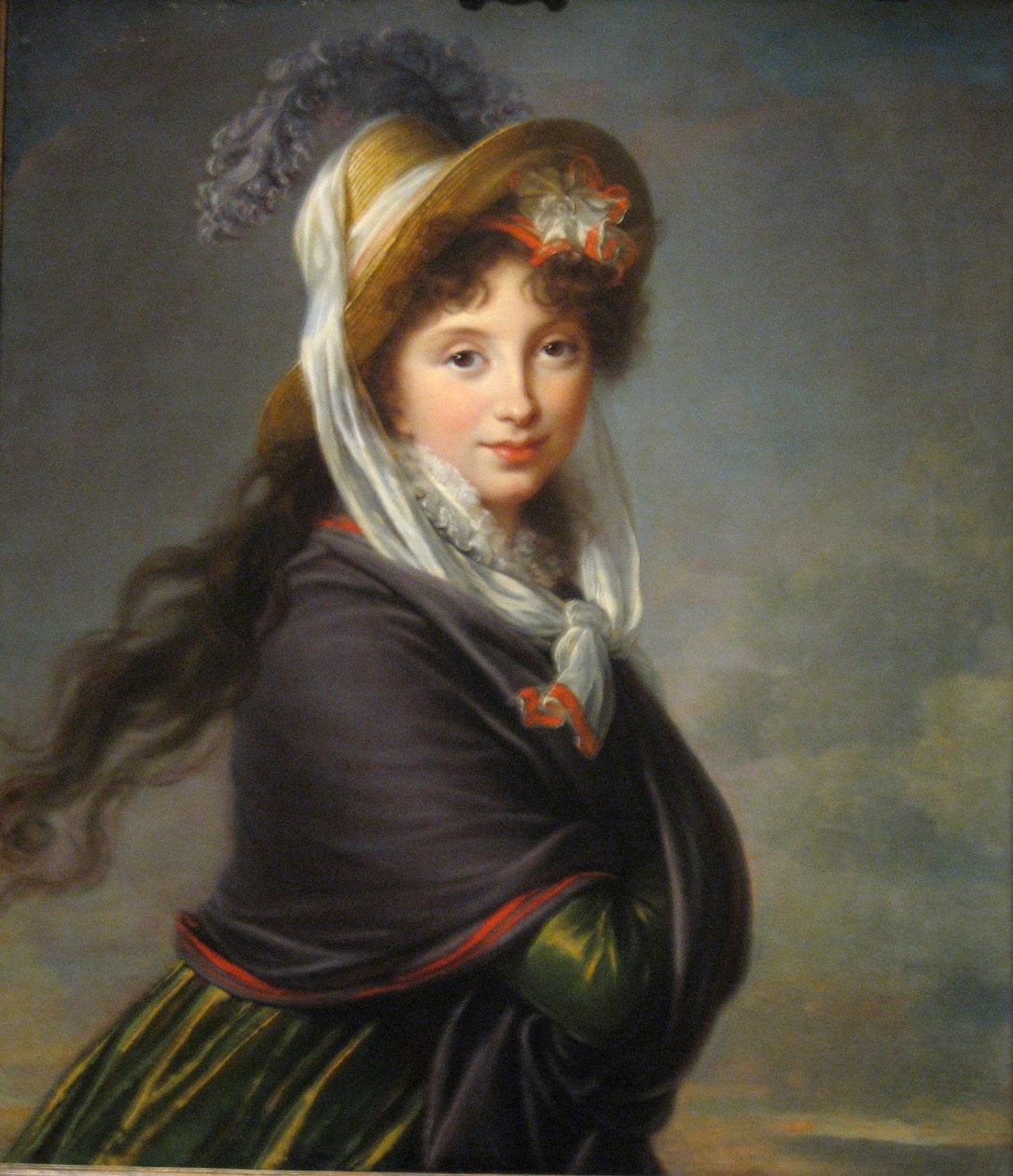 صورة للأميرة إيرينا إيفانوفنا فورونتسوفا ، ني إيزمايلوفا 1768-1848 ، كاليفورنيا 1797 بواسطة إليزابيث لويز فيجي ليبرون