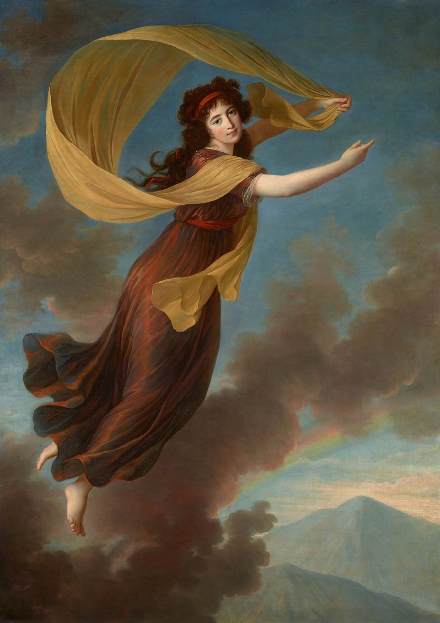صورة للأميرة كارولين فون ليختنشتاين ، ولدت الكونتيسة فون ماندرشيد بلانكينهايم 1768-183 بواسطة إليزابيث لويز فيجي ليبرون