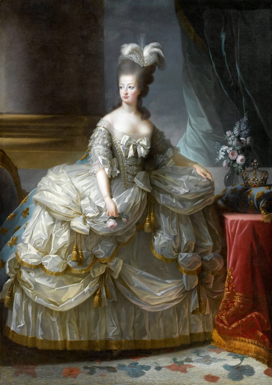 صورة الملكة ماري أنطوانيت من فرنسا 1755-1793 بواسطة إليزابيث لويز فيجي ليبرون