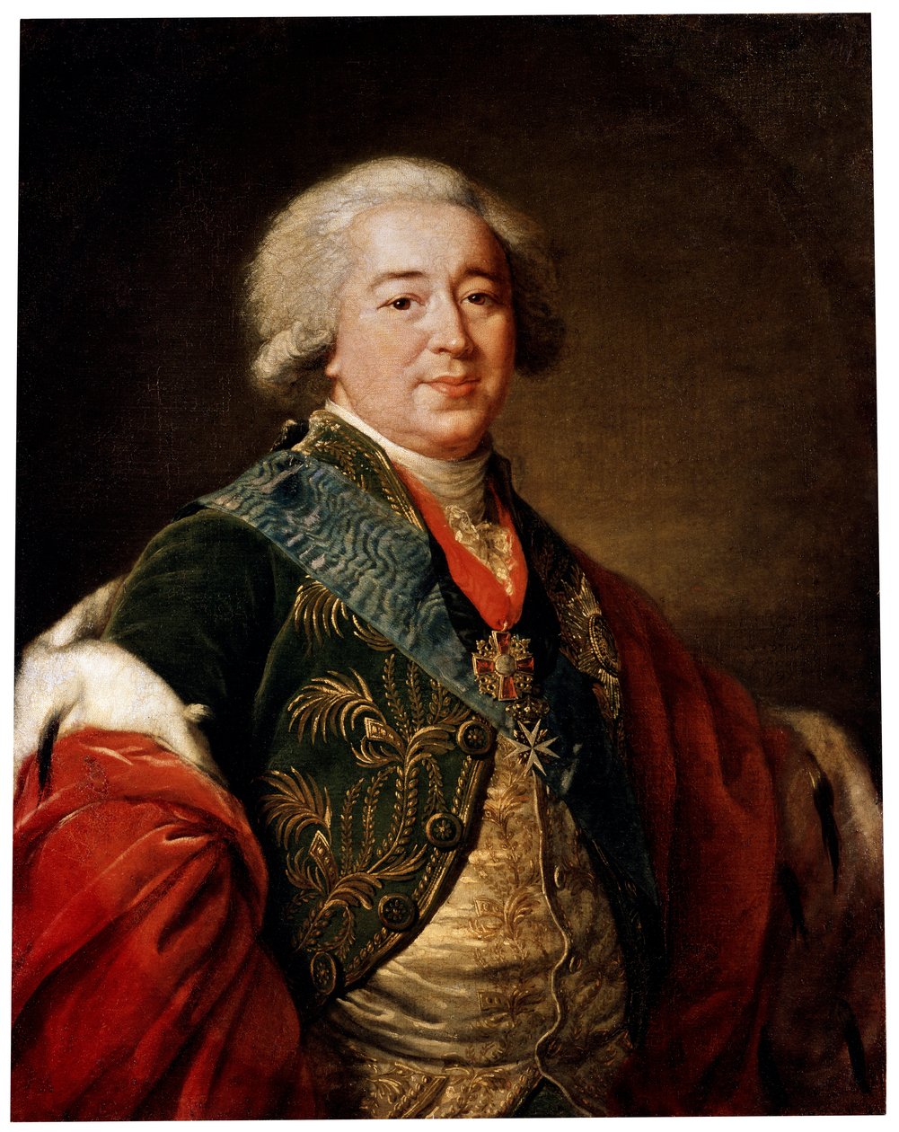 صورة لنائب المستشار الأمير ألكسندر كوراكين ، 1797 بواسطة إليزابيث لويز فيجي ليبرون