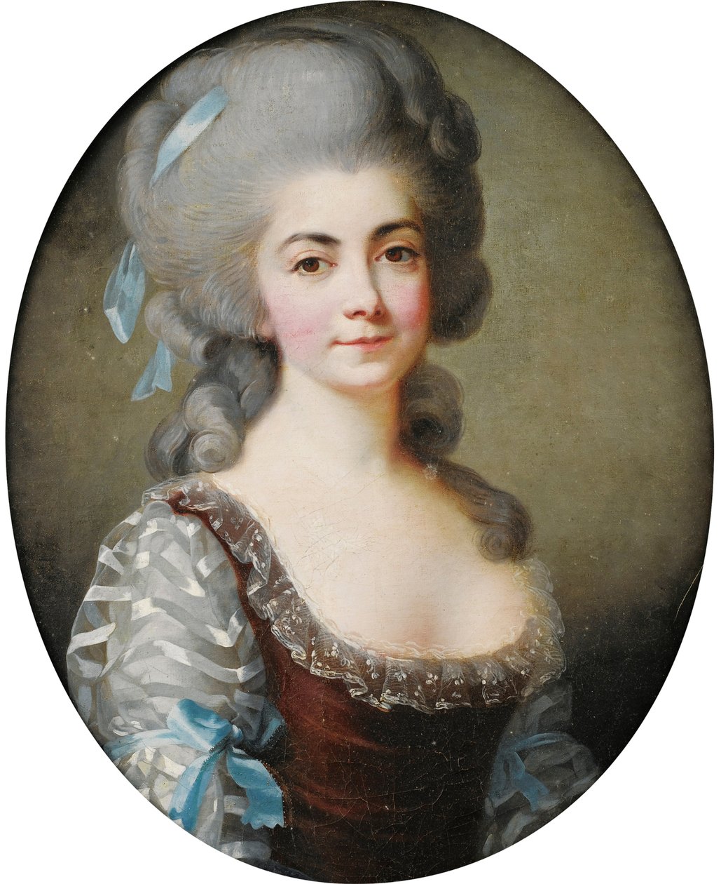 صورة لمغنية الأوبرا أنطوانيت سانت هوبيرتي 1756-1812 ، ج. 1780 بواسطة إليزابيث لويز فيجي ليبرون