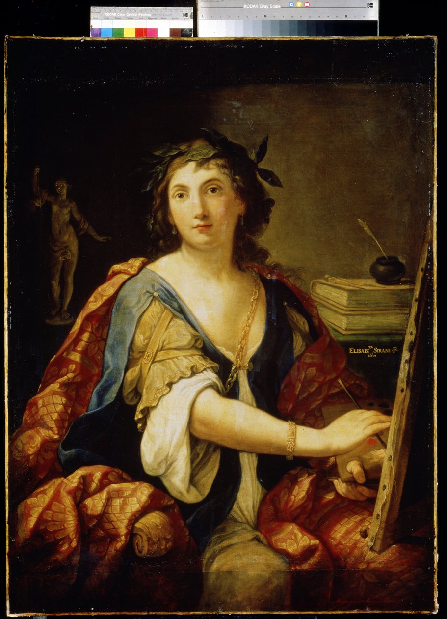 رمزية الرسم ، بورتريه ذاتي ، 1658 بواسطة إليزابيتا سيراني