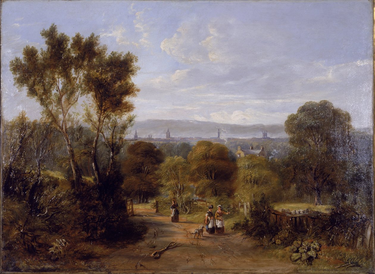 عرض في جيسموند ، نيوكاسل أبون تاين ، c.1845 بواسطة إليزابيث بوردون ساندرسون