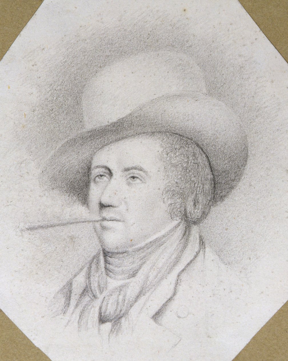 صورة لدوك دي ليانكورت (1747-1827) بعد لوحة لجيمس شاربلز (1751-1811) (قلم رصاص على ورق) بواسطة إلين شارلز