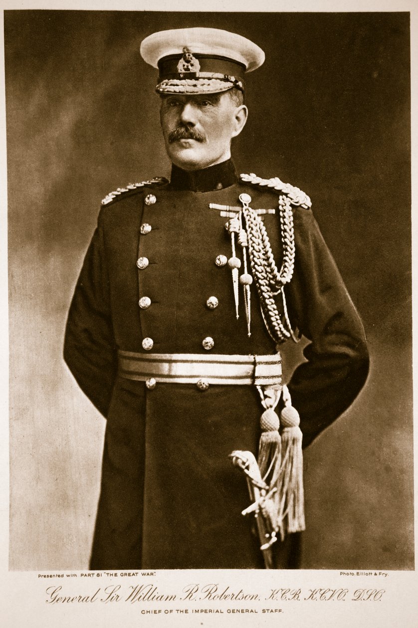 الجنرال السير ويليام ر. روبرتسون ، KCB ، KCVO ، DIO ، 1914-1919 بواسطة إليوت وفري ستوديو