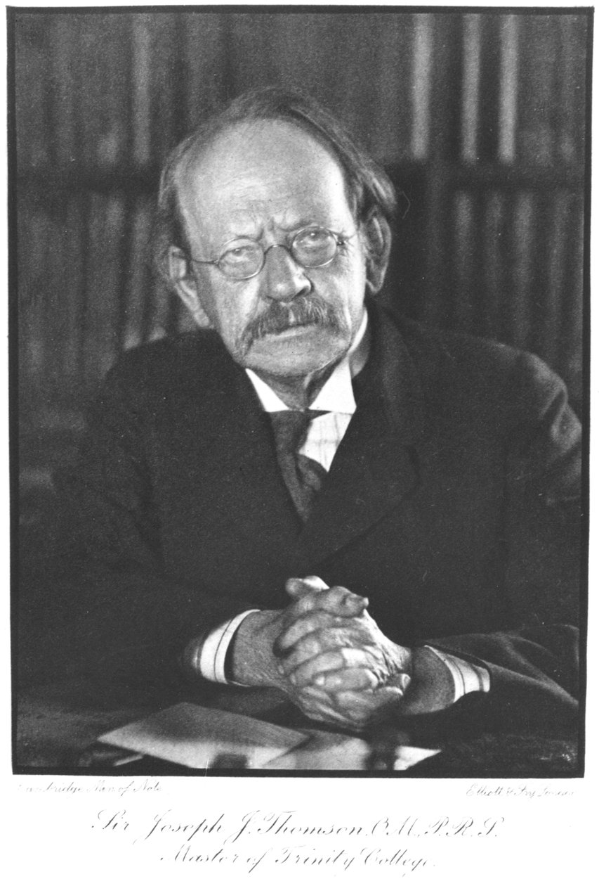 صورة السير جوزيف جون طومسون (1856-1940) ، حوالي 1920-30 بواسطة إليوت وفري ستوديو