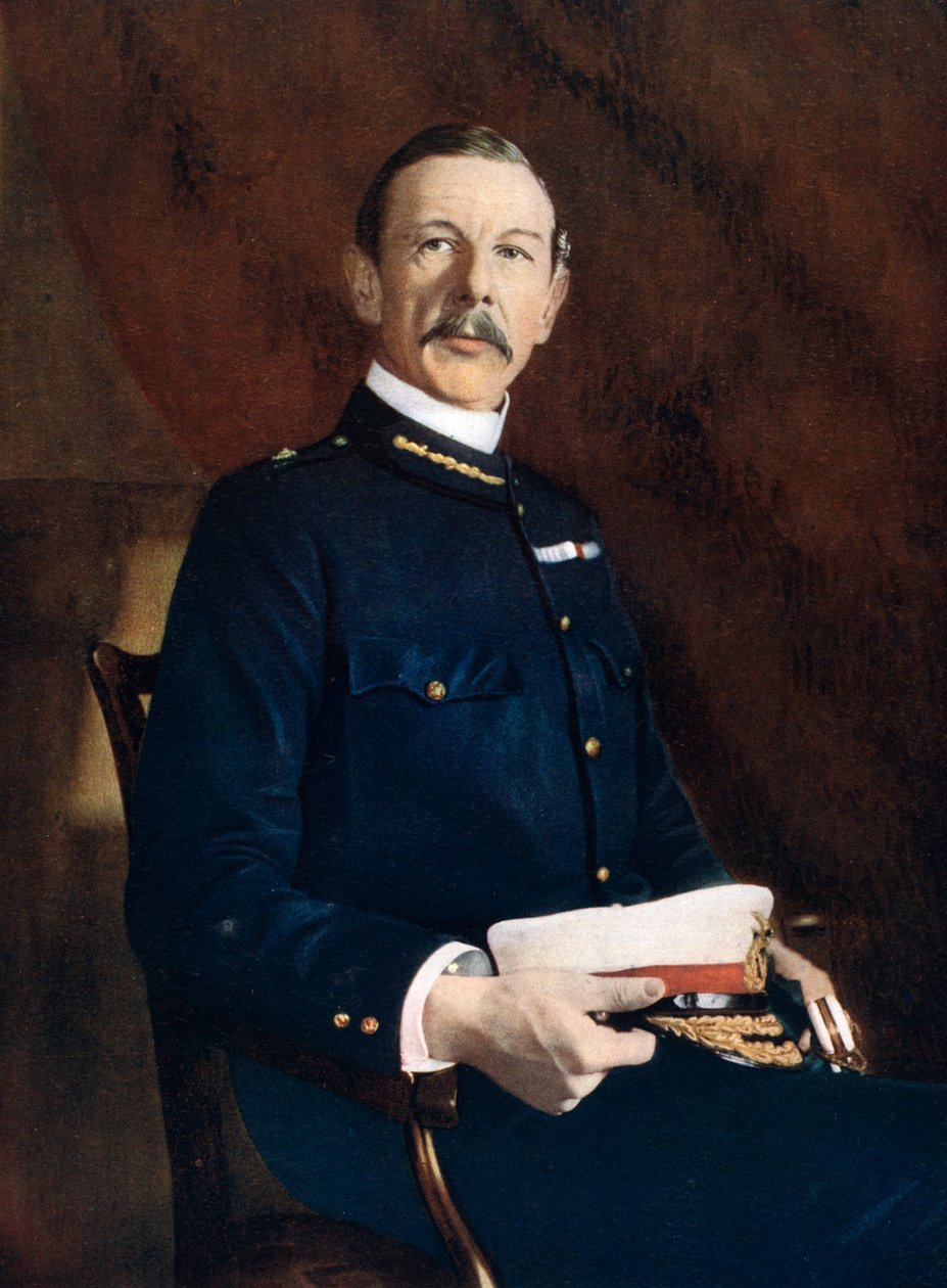 الفريق السير HE Colvile ، قائد الفرقة التاسعة ، القوة الميدانية لجنوب أفريقيا ، 1902. بواسطة إليوت وفري