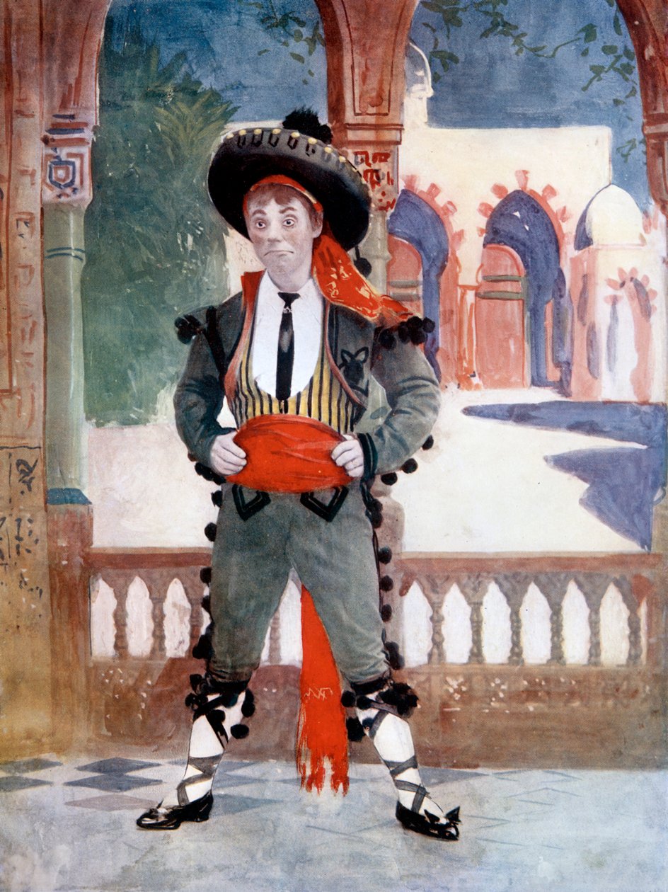 إدموند باين في The Toreador ، c1902. بواسطة إليس وواليري