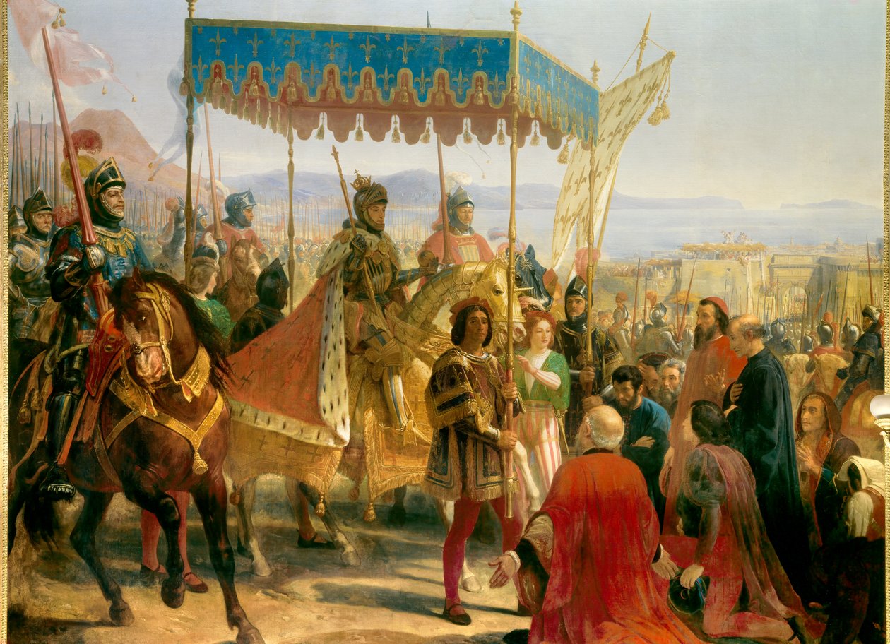 Entered by Charles VIII (1470-1498) in Naples بواسطة إلوي فيرمين فيرون