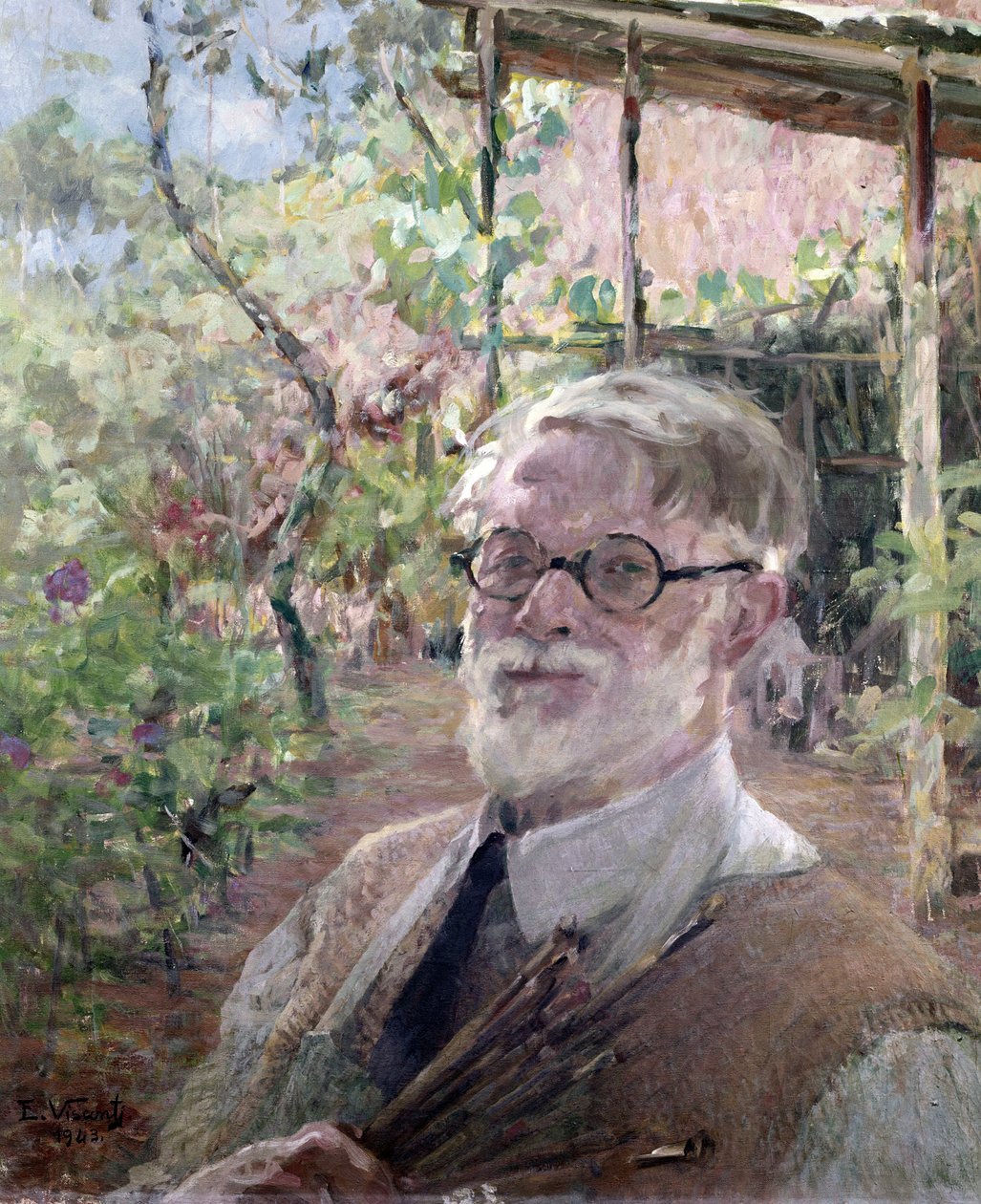 Self-portrait, detail بواسطة الاليزيه فيسكونتي