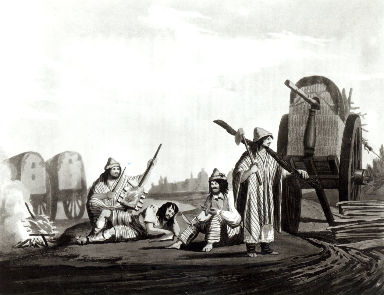 Gauchos (ريفي) توكومان ، 1820 بواسطة Emeric Essex Vidal