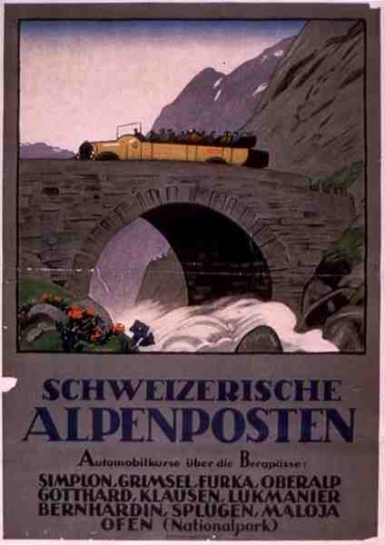 إعلان عن "Swiss Alpine Motor Rides" بواسطة اميل كارديناوكس